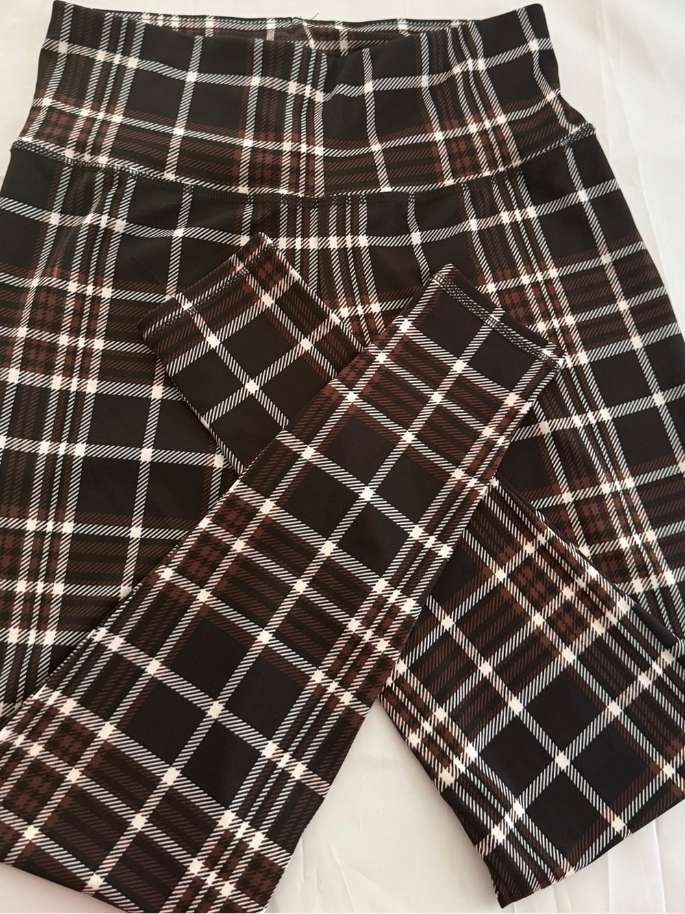 Newlook Sport Plaid Leggings- Size 1X NWOT